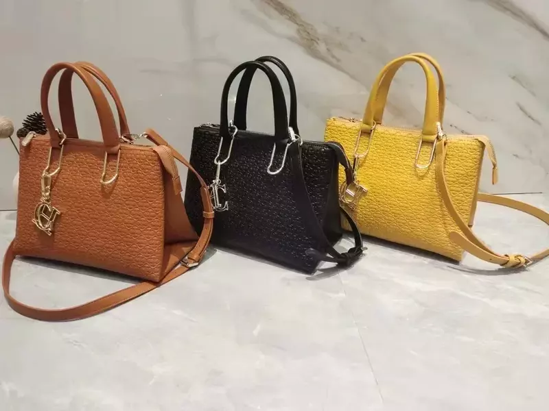 Tas selempang satu bahu wanita mode baru CHCH HCHC kapasitas besar kulit asli 2024 dompet dan tas desainer mewah Gg