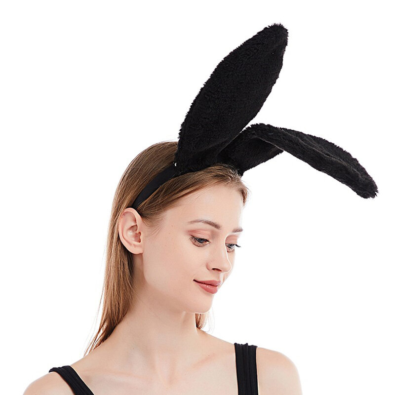 Easter Adult Kids Cute Rabbit Ears Headband Prop Halloween Fancy Dress Hairband Bunny Ear Hairband Party Decorations For Easter