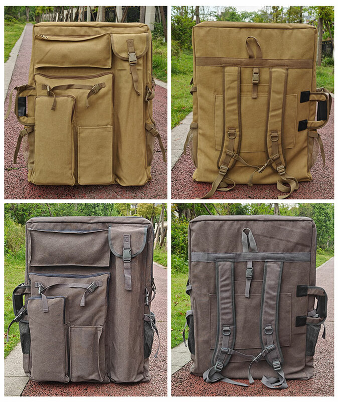 Moetron-特大のアートポートフォリオ、製図板バッグ、厚いキャンバス、a2アーティストバッグ、50*70