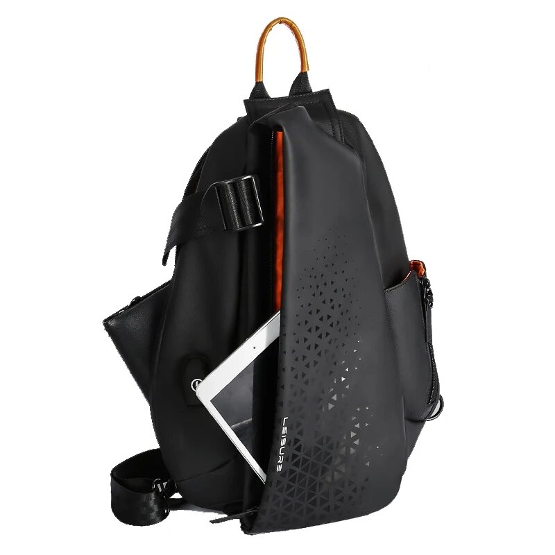 Tablet bag Large-capacity Shoulder Bag Functional Messenger Bag Motorcycle Backpack Tide Brand Chest Bags