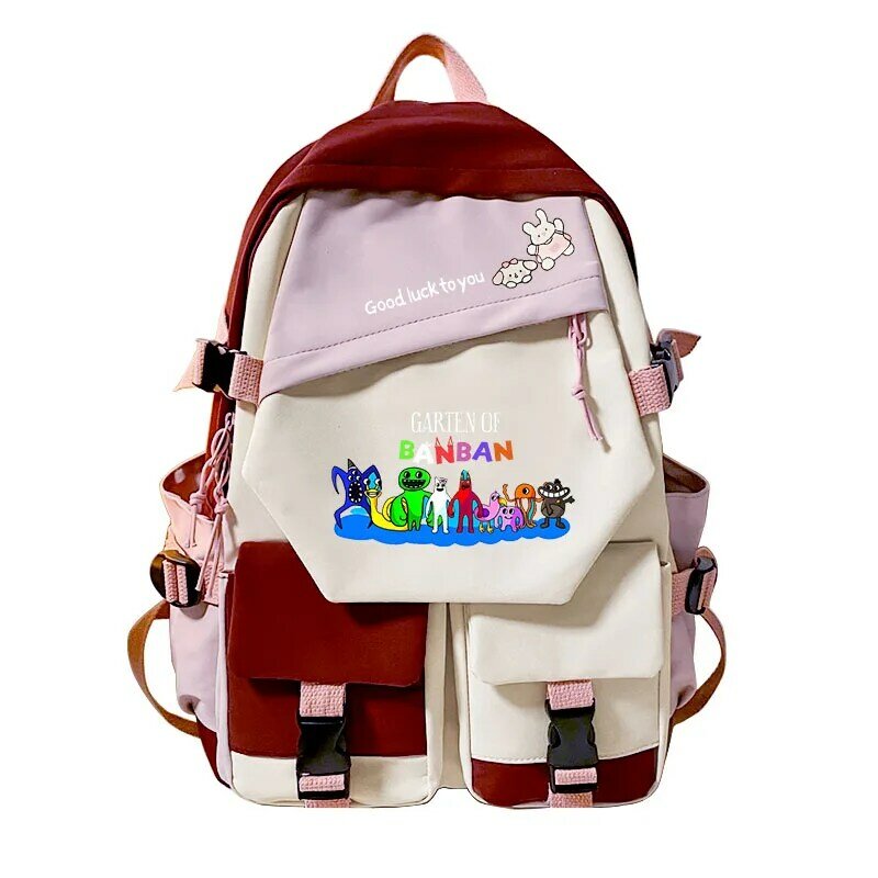 Garten Of Banban Teen Student School Bag Casual Bag Kids Backpack Cartoon Printed Bag Casual Bag Various Colors Kids Backpack
