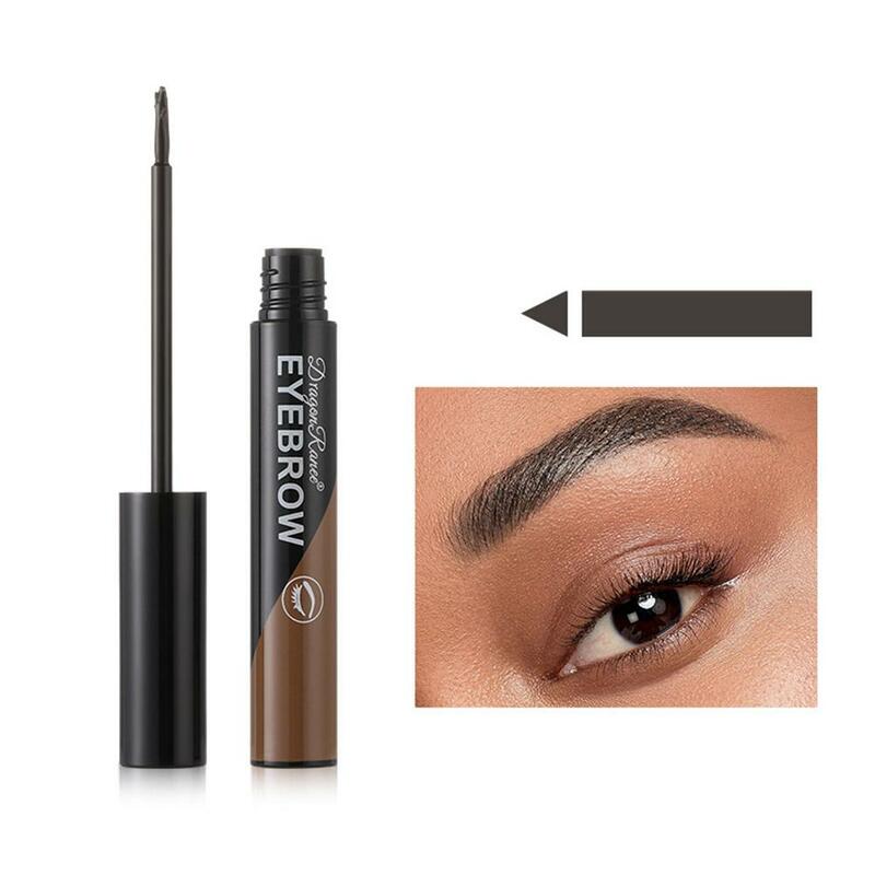 Black Brown Tearing Dye Eyebrow Cream Makeup Sweatproof Off Tint Peel Cosmetics Semi-Permanent Lasting Eyebrow Gel Brow Tat P6B5