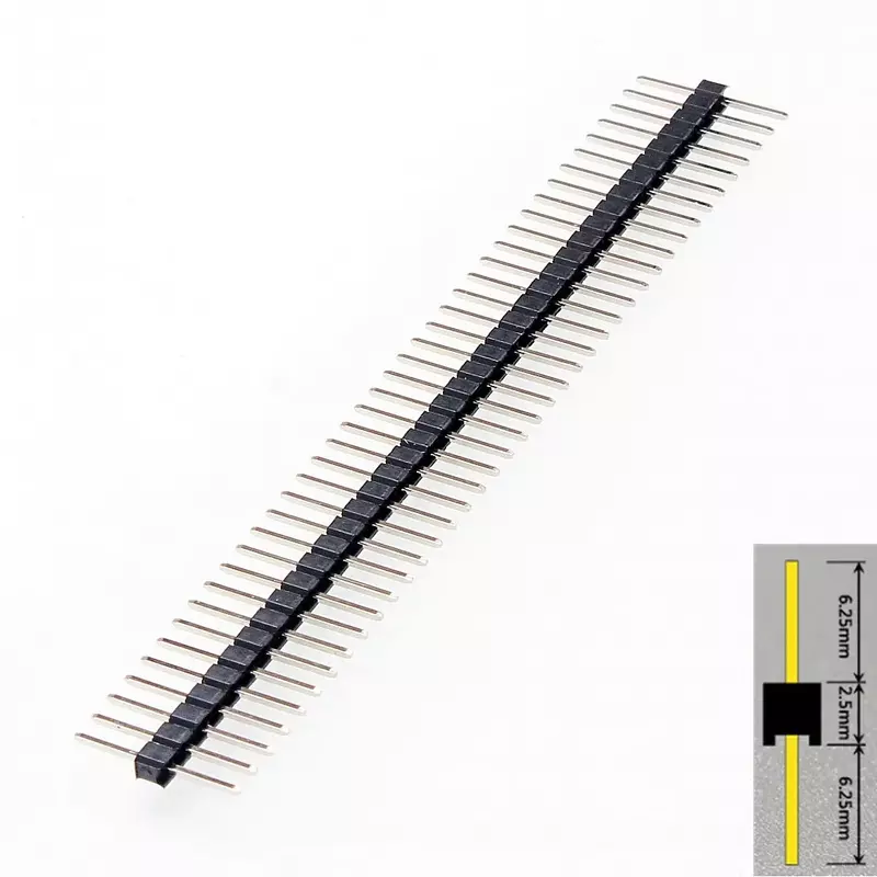 10PCS Break Weg Headers-40-pin Male (Lange Gecentreerd) voor Arduino