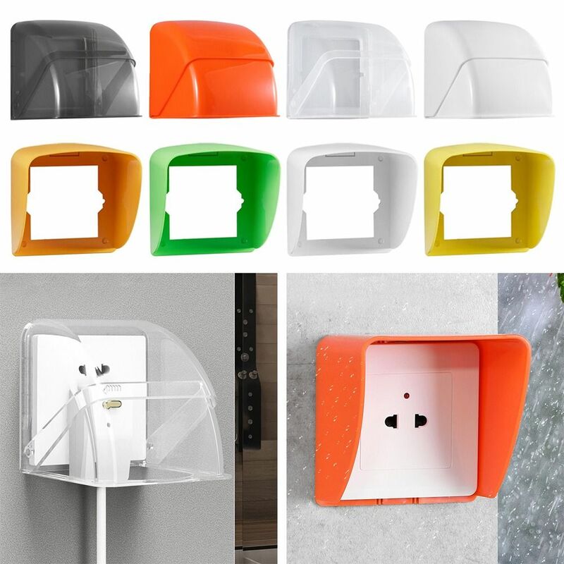 1PC 86 Type Outdoor Socket Waterproof Box Electric Plug Cover Rainproof Cover for Charging Pile Socket Switch Protection Cover