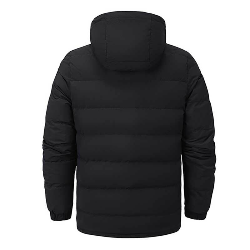 Парка мужская зимняя с плюшевой подкладкой, теплая ветрозащитная легкая куртка, повседневный пуховик с капюшоном, 6XL