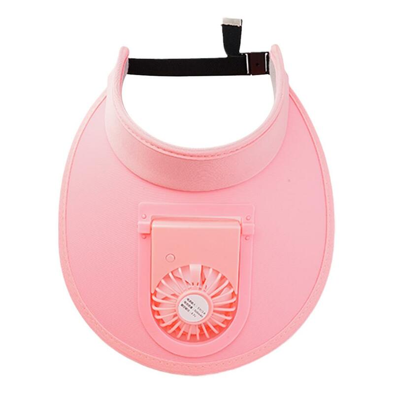 Summer Breathable Cooling Fan Hat Adjustable Rechargeable Fan Cap Anti UV Sun Protection Fishing Hat For Outdoor Sports Sun X5P7