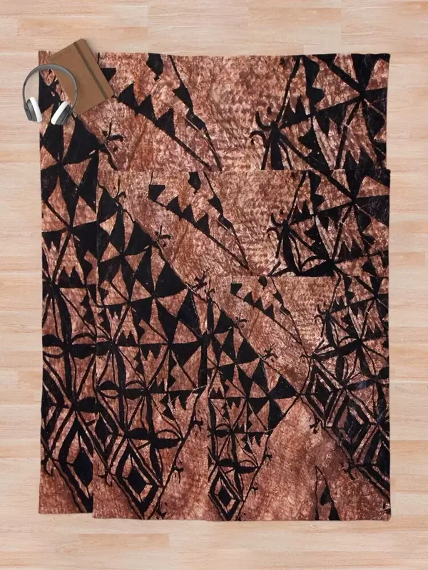 Tongan Tapa 디자인 던지기 담요, 장식용 소파, 관광 담요, 가장 부드러운 담요