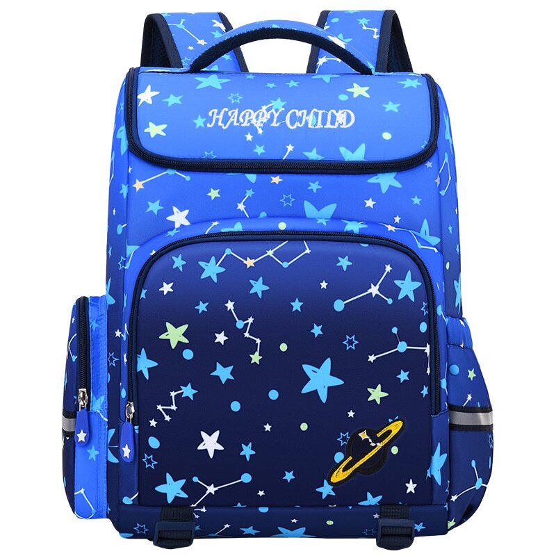 Grade 1-6 Children Starry Sky Gradient Colorful Cloud Fashion Backpacks 2022 New Girls Boys Students Cute Large School Bags Hot