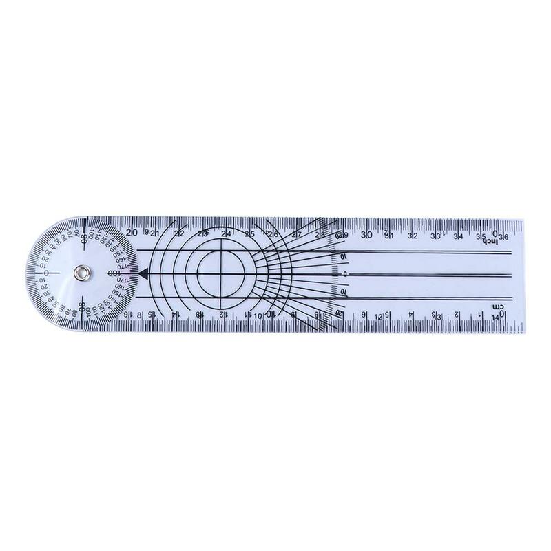 PVC Finger winkel Multi-Lineal 360-Grad-Winkelmesser Orthopädie Mess lineal Wirbelsäulen lineal Gelenk lineal Goniometer Lineal