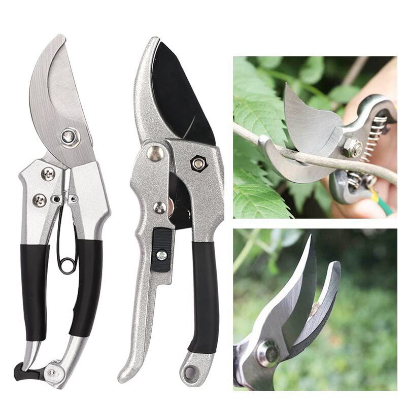 Professional Garden Pruner Scissors, Sharp Bypass Poda Shears, Tree Trimmers, Secateurs, Hand Clippers para Garden Beak Scissors