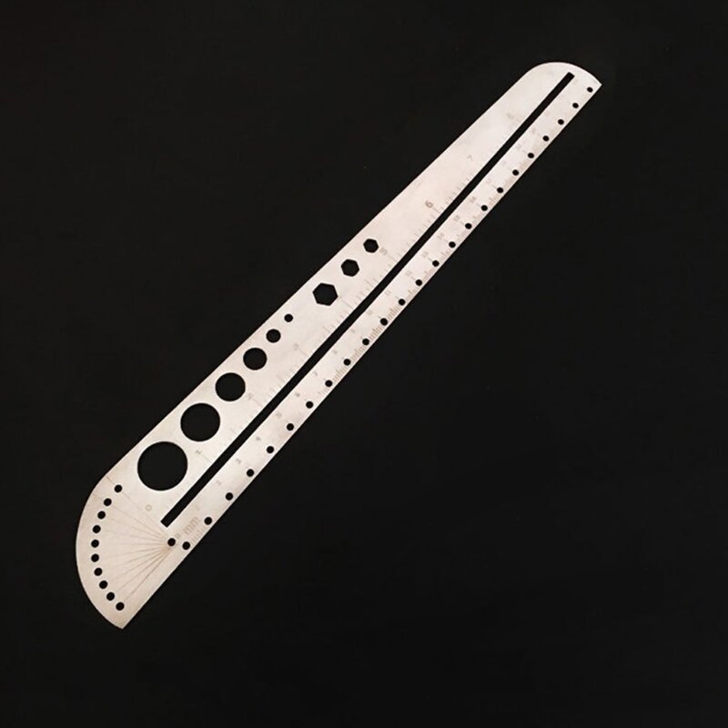 Multifunctional Stainless Steel Ruler Marking Protractor Ruler Geometric Tools for Geometric Drafting Dropship