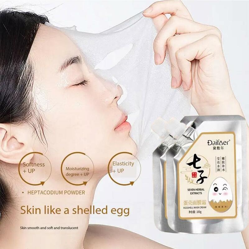 Eierschale aufhellende Schlamm maske Aufhellung creme Eierschale 8 Essenz Haut aufhellung Stunden Ei effektive Schönheits aufhellung t3t5