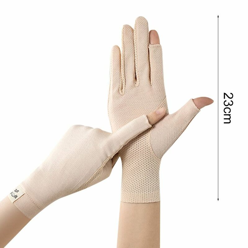 Нескользящие весенне-летние тонкие перчатки для сенсорного экрана варежки перчатки для вождения женские перчатки