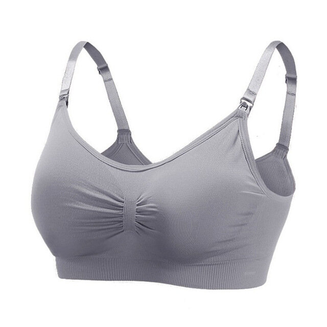 Maternity Bras Without Bones Pregnancy Clothes Prevent Sagging Breastfeeding Women Breathable Wirefree Feeding Bras