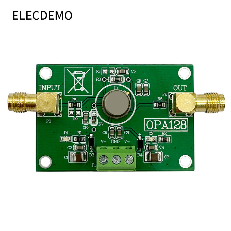 OPA128 Modul Electrometer-ebene ladung operationsverstärker niedrigen bias niedrigen offset 110dB gain hohe impedanz