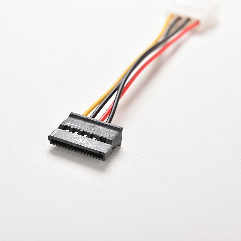 Kabel adaptor daya, 1 buah/2 buah/3 buah 4 Pin IDE Molex ke 15 Pin seri ATA SATA HDD Hard Drive