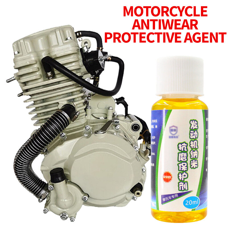Agente protector antidesgaste para motocicleta, aditivo Universal concentrado para mantenimiento y reducción de ruido, reparación fuerte del motor