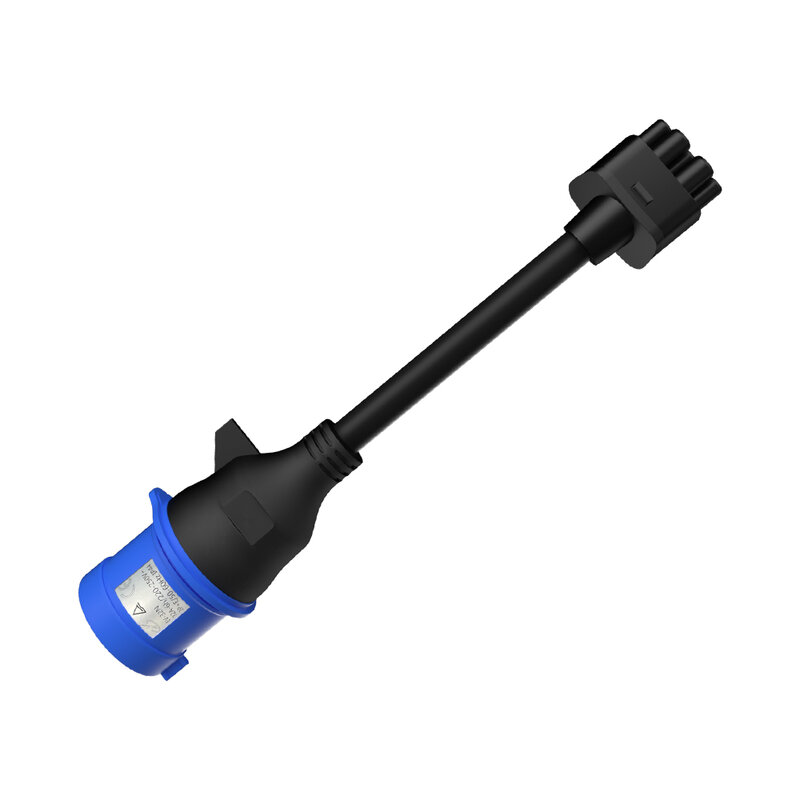 Für Tesla 3 Pin Blue Cee Adapter Tesla Modell s, 3, x, y Gen 2 EV Ladegerät Verlängerung kabel Anschluss 240V Steckdose bei 32a 10 Zoll