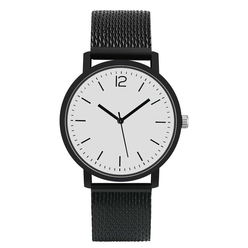 Relógio com mostrador digital de aço inoxidável feminino, Luxo, simples, Casual, senhoras, Relógio