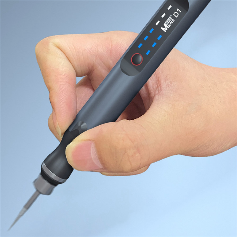 D1 Set alat ukir elektrik nirkabel, pena Gerinda Mini kecepatan dapat diatur, pena ukir DIY