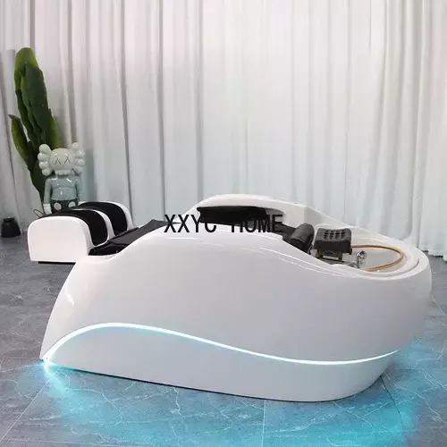 Automatic Massage Shampoo Bed Electric Head Therapy Bed Barber Shop Fumigation Water Circulation Shampoo Bed