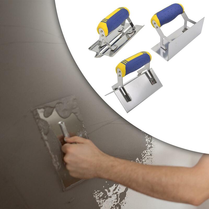 Ecke Kelle Edelstahl mit Grip Griff Professionelle Verputzen Werkzeug Wand Reparatur Werkzeug für Mudding Trockenbau Schaben