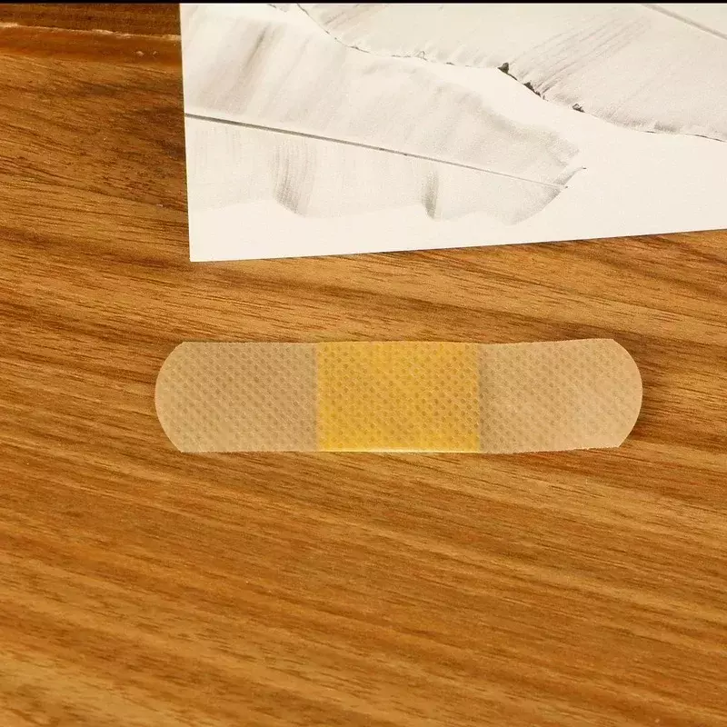 100 stücke atmungsaktive Erste-Hilfe-Bandage Pflaster selbst klebende Wundauflagen Paste Gaze Pflaster Travel Kit Bandaids