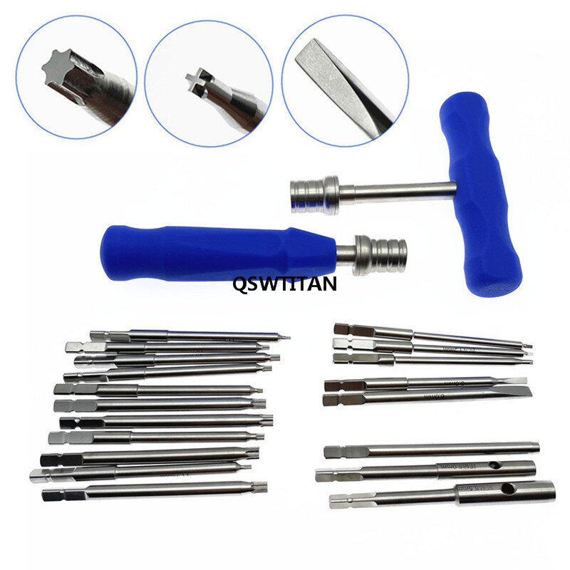 Extractor Quick Coupling Handle Hollow Mill for Removal Bone hex screwdriver Stainless Steel Orthopedics Surgical Instrument