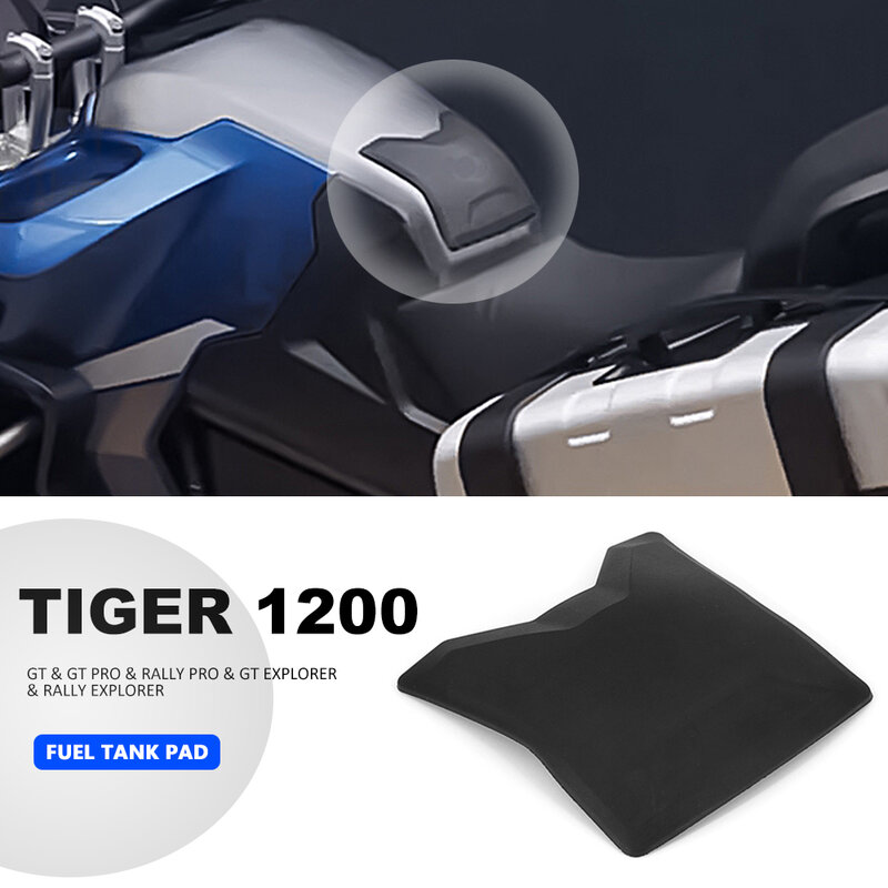 Stiker bantalan pelindung tangki sepeda motor, dengan Logo sepeda motor untuk TIGER 1200 GT Tiger 1200 GT Pro/Rally Pro/GT Explorer/Rally Explorer