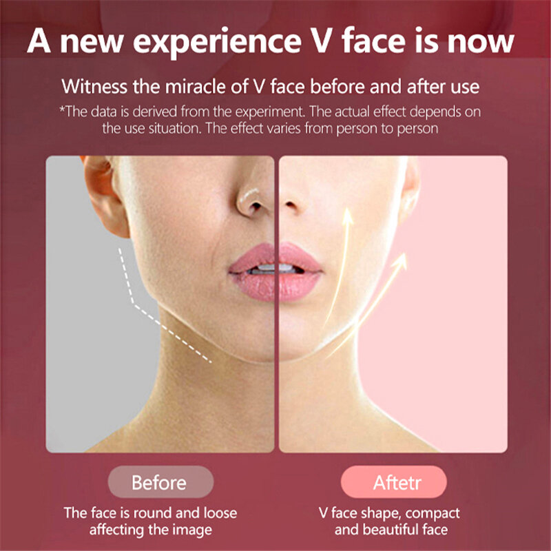 Led Foton Therapie Facial Afslanken Trillingen Stimulator Ems Gezicht Lifting Massager Dubbele Kin V-Vormige Cheek Lift Voor Huishoudelijke