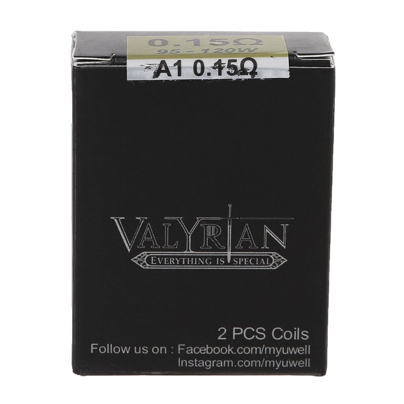 2 Pcs/Pack Bobine pour Tête 0.15Ω 95-120W Pour Uwell Valyrian E-Cigarette Atomiseur f DropShipping