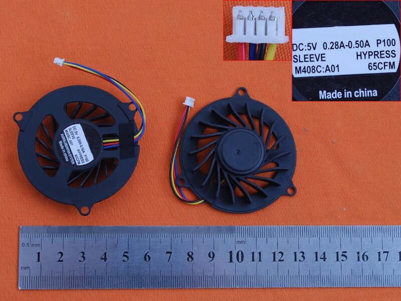 Nieuwe Laptop Cooling Fan Voor Dell Studio 1535 1536 1537 1555 Pn: DFS541305MC0T ZC055515VH-6A Cpu Koeler Radiator