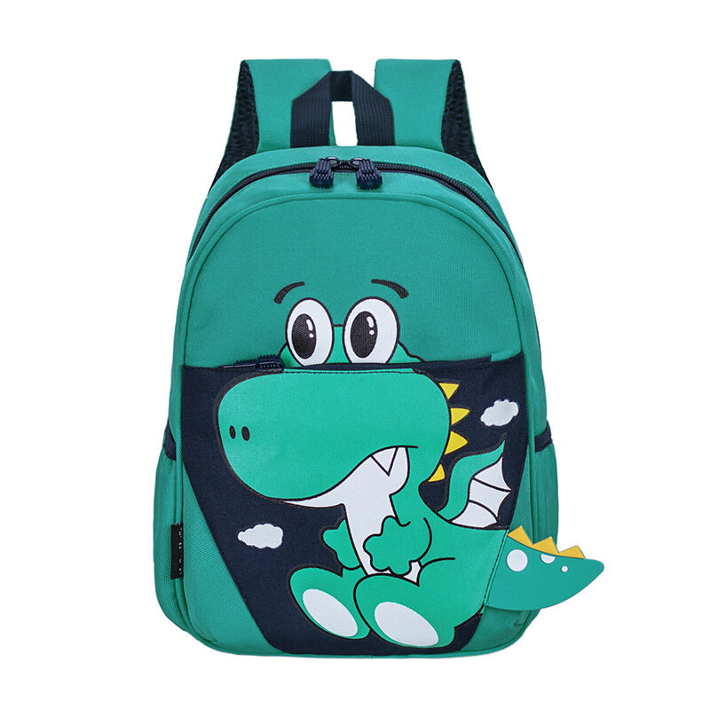 Сумка на плечо с милым мультипликационным динозавром для учеников, детский рюкзак для учебников для досуга, школьные ранцы