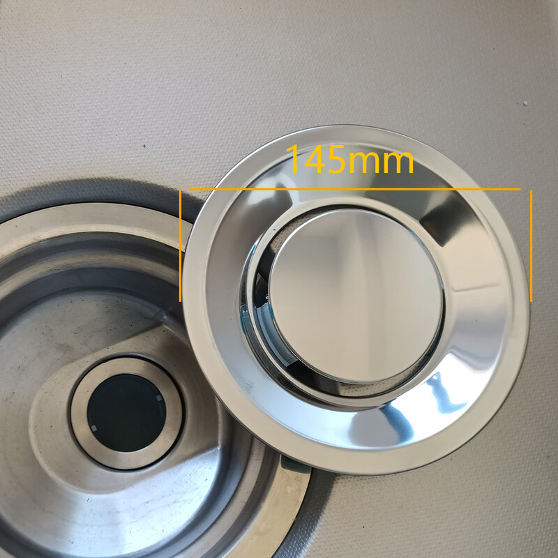 GYL Dreno Capa para Cozinha, 304 Aço Inoxidável, Coréia Sink Strainer, Acessórios de Filtro, 145mm, 14.5cm
