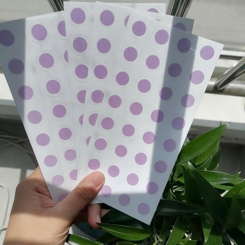 120 stücke UV-Test aufkleber UV-Erkennungs pflaster transparente selbst klebende sonnige Erkennungs pflaster Sonnenschutz Erinnerung sicher