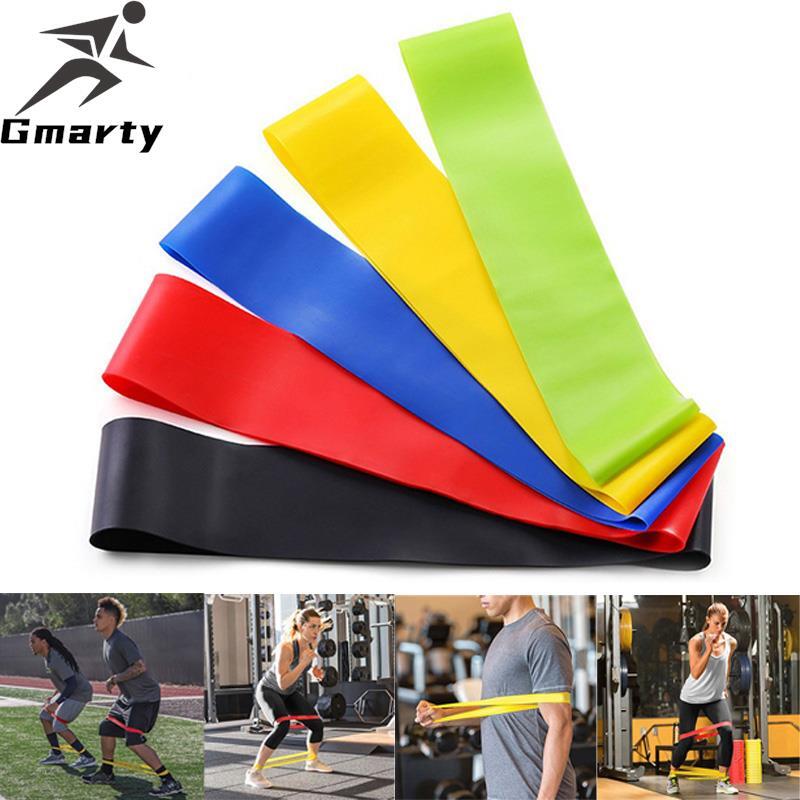 5Pcs/Set Elastic Bands For Fitness Gum Resistance Bands Yoga Workout Sport Elastic Bands Rubber Training Exercise Equipments