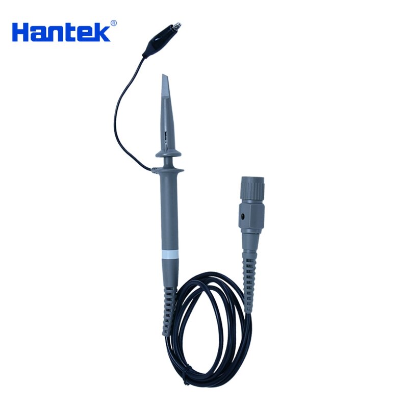 Hantek Probe x100 100MHZ, untuk osiloskop T3100, Probe osiloskop tegangan tinggi X1 X100 100Mohm 1:100 kabel pasif