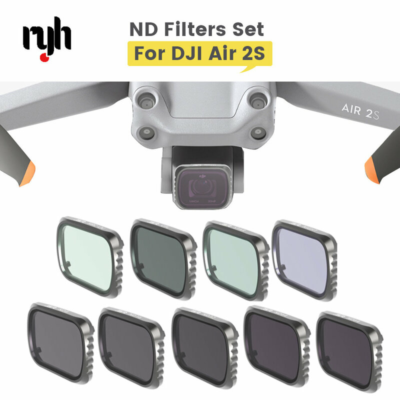 Drone Filters For DJI Mavic Air 2S Lens Filter UV/CPL/NDPL4/8/16/32/64/1000 Star Night GND Gradient For Mavic Air 2S Accessories