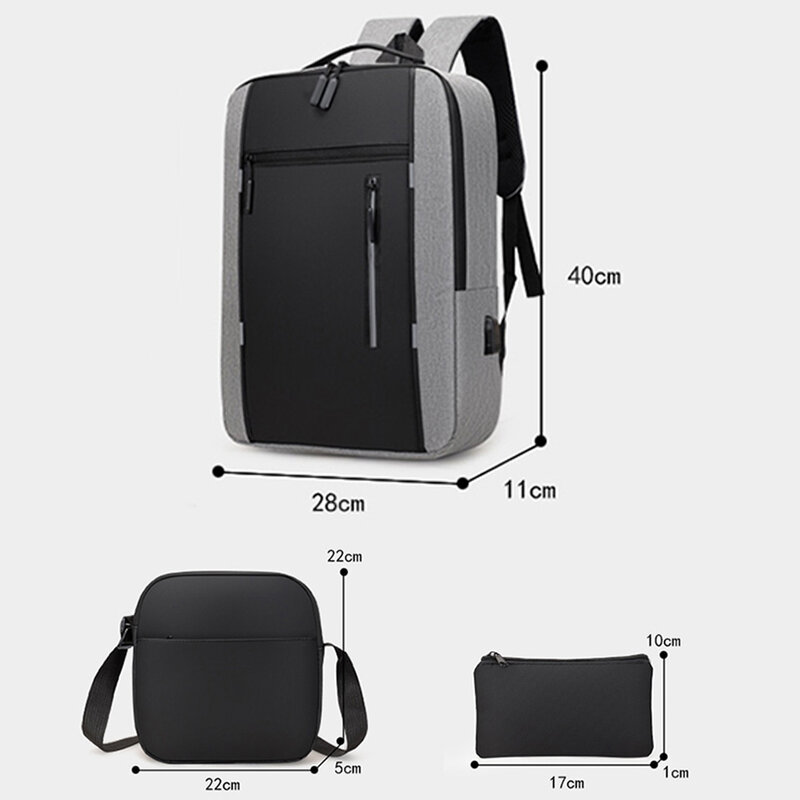Herren Business-Tasche USB große Kapazität Laptop-Rucksack profession elle Umhängetasche für Männer Executive Laptop-Tasche Business Aktentasche
