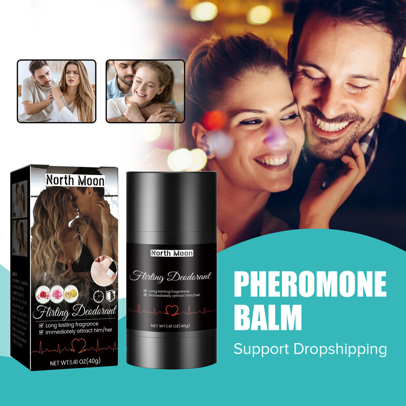 ครีมน้ำหอมฟีโรโมนสำหรับผู้หญิงผู้ชายน้ำหอมกลิ่นแข็งที่ดึงดูด Charming ฟีโรโมนยาวนานน้ำหอมกลิ่นฟีโรโมน