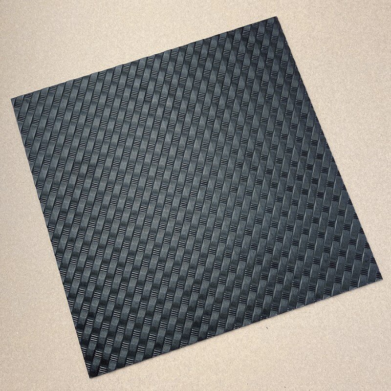 1PC Thermoplastic Board Basket Weave Sheet   Thermoformed Sheet forKydex Waist clip Holster DIY