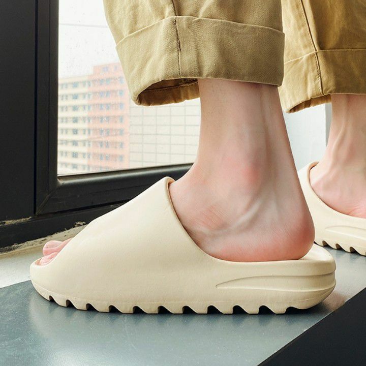 Pallene 2024 남성용 여름 슬리퍼, 부드러운 바닥, 실내 홈 플랫폼 샌들, 패션 비치 신발, 커플 미끄럼 방지 욕실 슬라이드