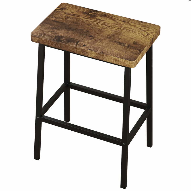 Juego de mesa de Pub de 3 piezas, mesa de Bar de cocina con 2 sillas, marco de Metal, altura de mostrador, juegos de mesa de comedor