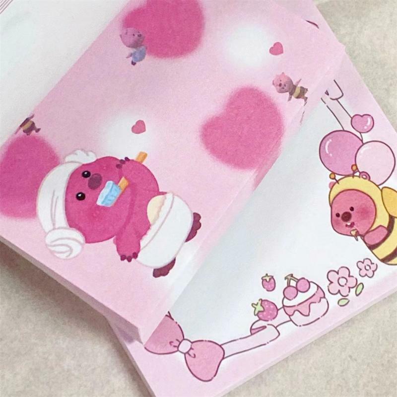 Bloc de notas Kawaii Sanrio Loppy Post It, Bloc de notas adorable de dibujos animados, regalos de cumpleaños, regalos para novia, juguetes para niñas