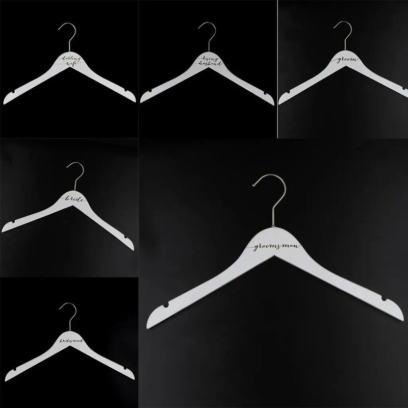 Wedding Dress Hanger Bridal Gown Hanger Party Gift with Six Names