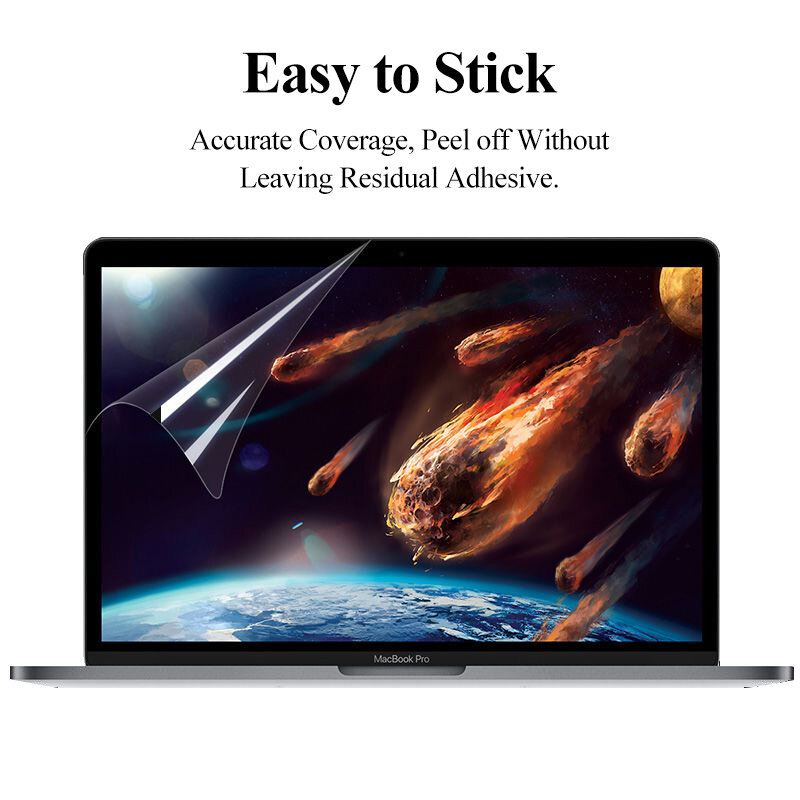 Screen Protector for MacBook All Models Air 13 M1 Pro 13 14 15 16 Touch Bar Max Cover HD Film Soft Guard Macbook Accessories