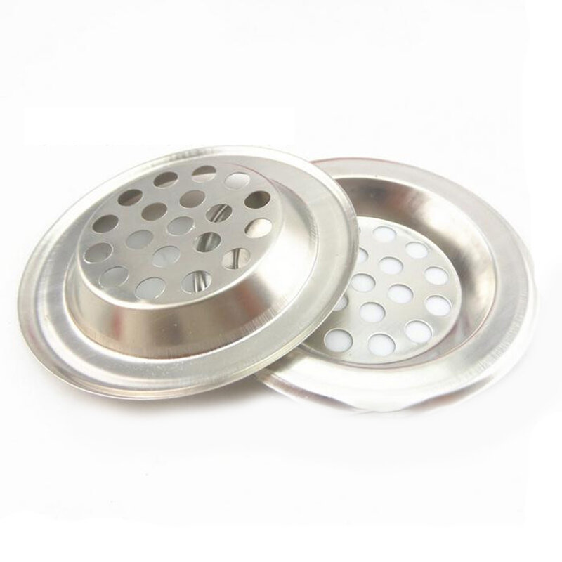 Stainless Steel Kitchen Sewer Sink Filter Floor Drain Numerous Holes  Anti-blocking Bathroom Shower Floor Drain Filter Cover