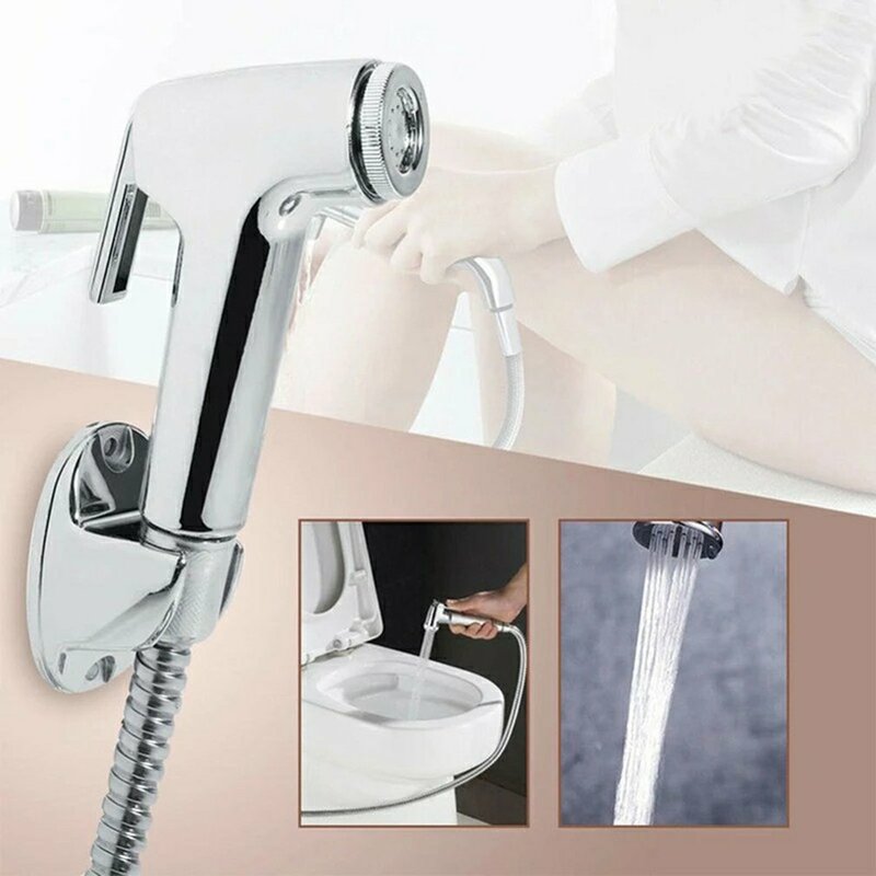 Semprotan mandi Bidet Toilet genggam, keran Bidet tangan tekanan tinggi untuk kamar mandi, semprotan tangan, kepala pancuran, Pembersih diri