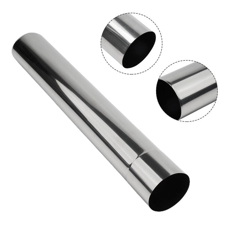 Stainless Steel Pipe 20cm/30cm/40cm Gas Water Heater Exhaust Pipe Stove Chimney Flue Liner Extension Tube Fireplace Stove Parts