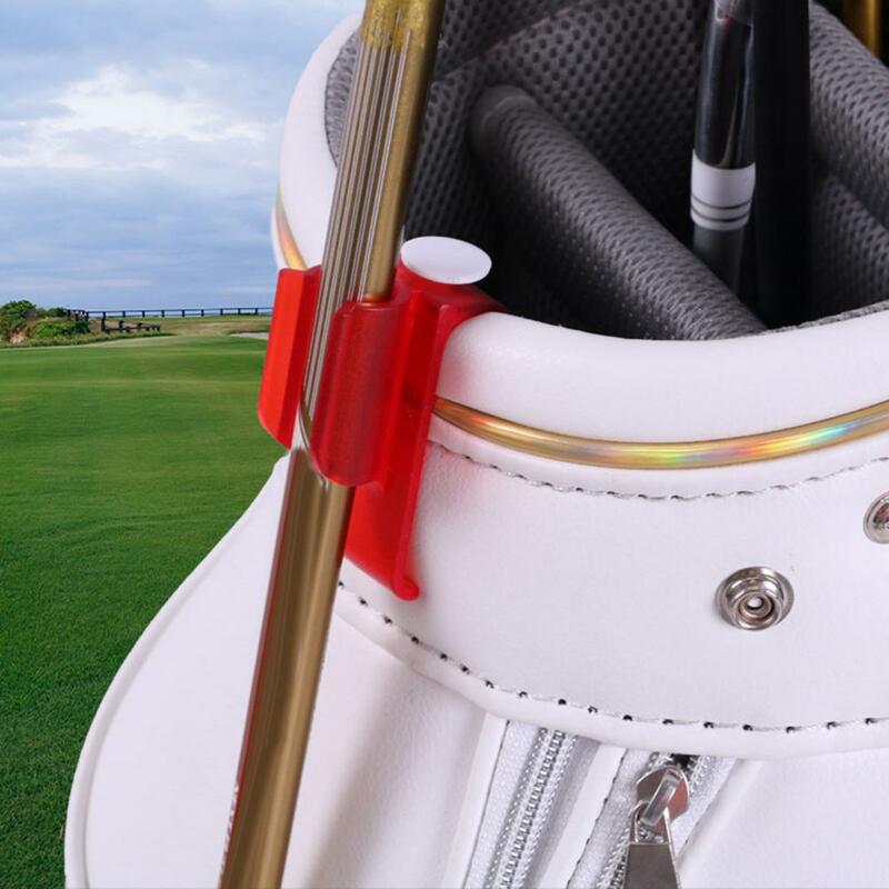 Plastikowa prosta klamra do miotacza golfowego zacisk mocujący torba do kija golfowego Organizer Marker do piłki do pojemnika czarny pomoce szkoleniowe golfowy
